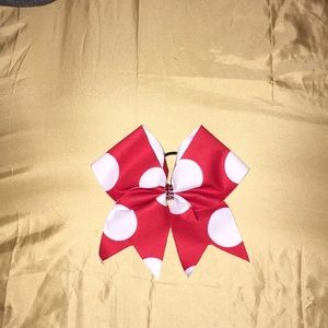 minnie mouse cheer bow